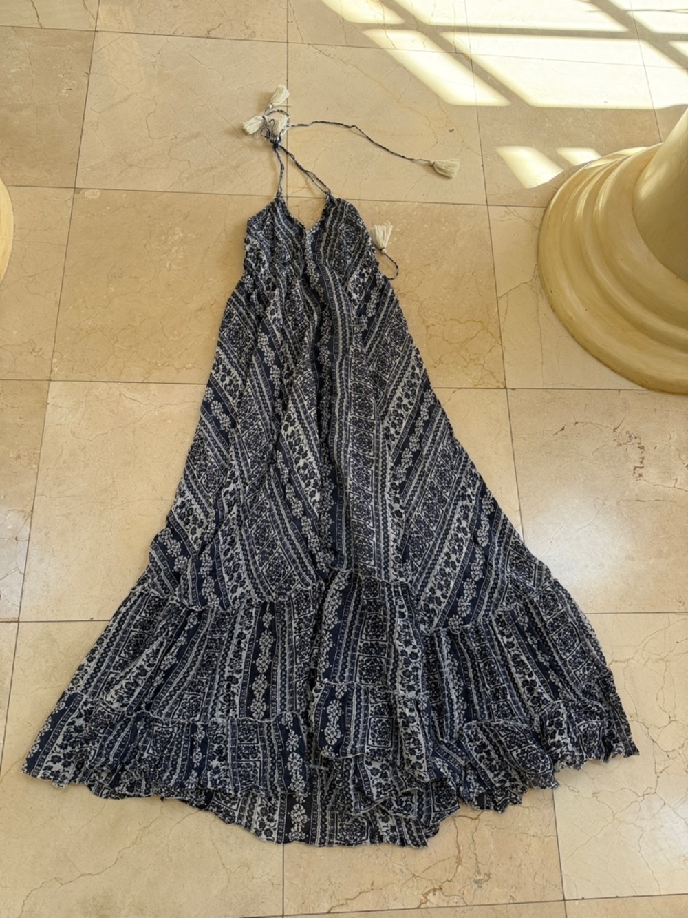Roller Rabbit halter bohemian dress. Small​